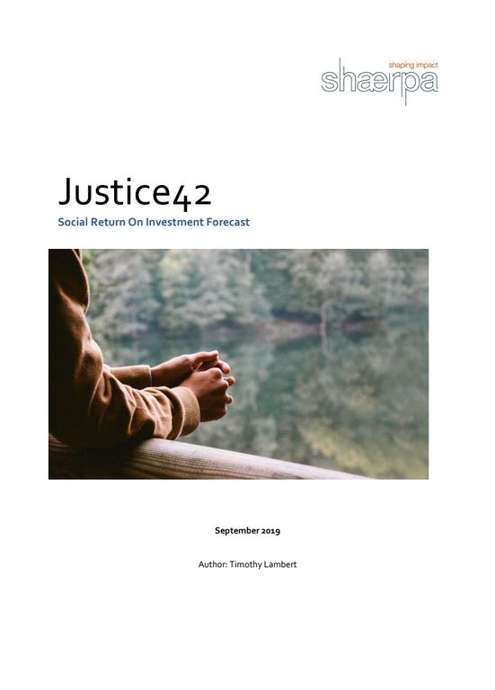 Justice42 Social Return On Investment Forecast