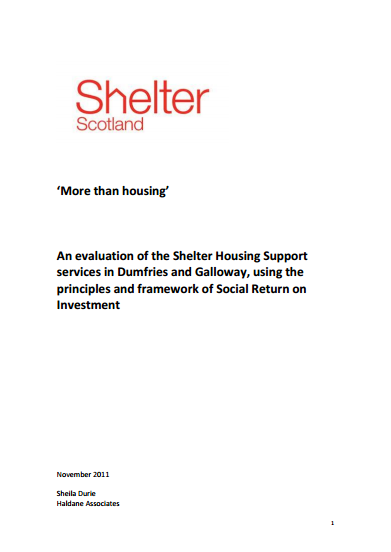 Shelter Scotland ‘More than housing’