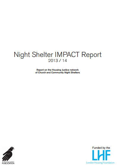 Night Shelter Impact Report 2013/14