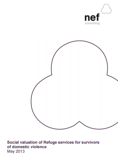 Social valuation of Refuge services for survivors of domestic violence