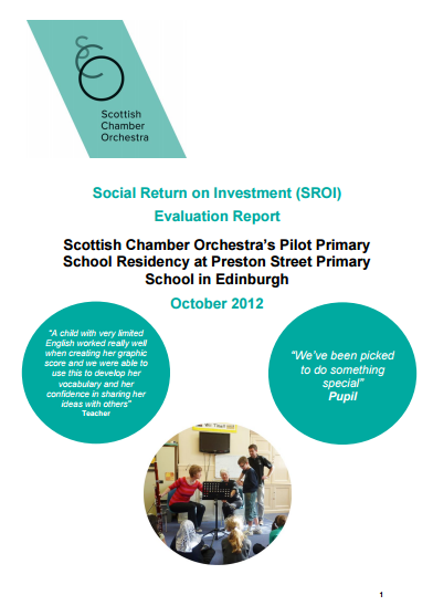 Scottish Chamber Orchestra’a Pilot Primary School Residency at Preston Street Primary School in Edinburgh