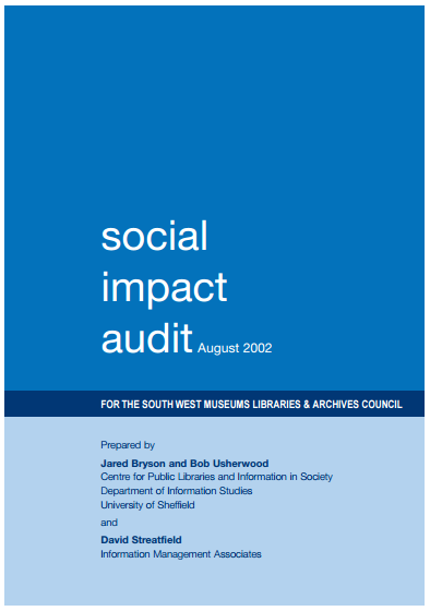 Social Impact Audit for the South West Museums Libraries & Archives Council