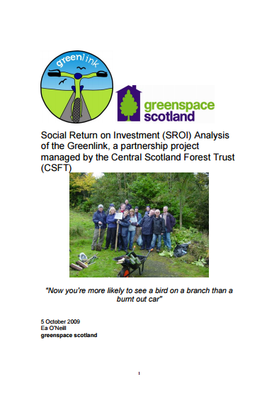 Greenspace Scotland – SROI of the Greenlink