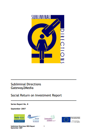 Subliminal Directions Social Return on Investment Report