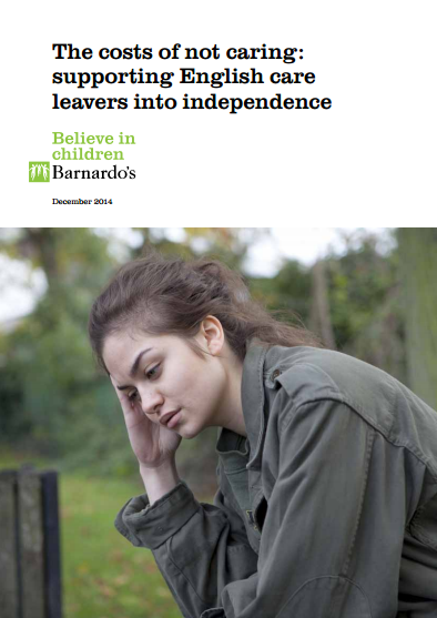 The costs of not caring: supporting English care leavers into independence