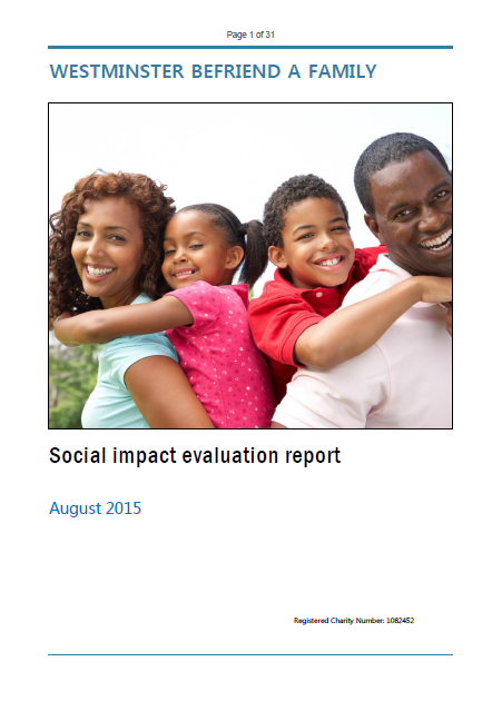 Westminster Befriend A Family Social Impact Evaluation Report