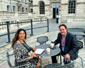 Social Value UK CEO meets with Kim Hoque to sign the Disability Employment Charter