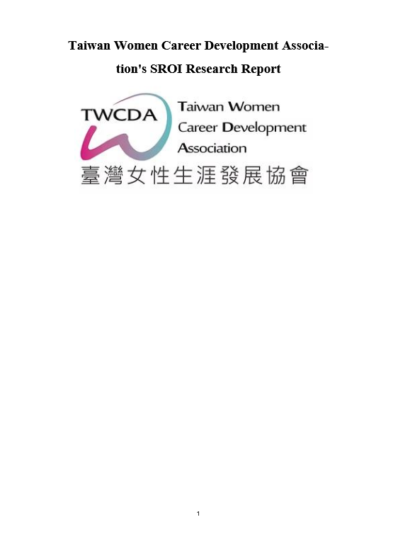 Taiwan Women Career Development Association’s SROI Research Report